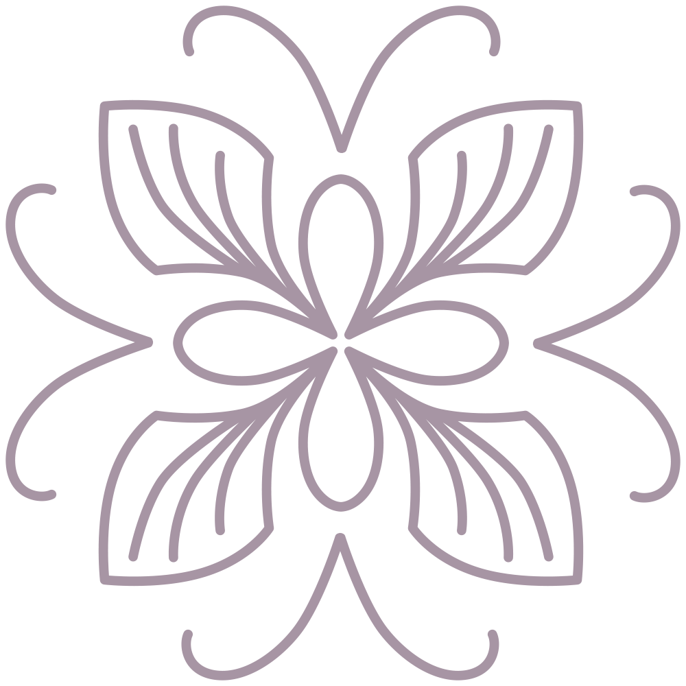 Ornament Safran flieder