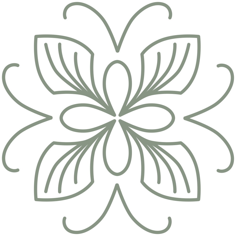 Ornament Safran grün